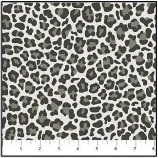Baby Safari - Leopard Print - 24676-93 - Gray - Deborah Edwards