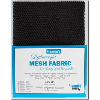 ByAnnie - Mesh Fabric - SUP209 - BLK - 18in x 54in
