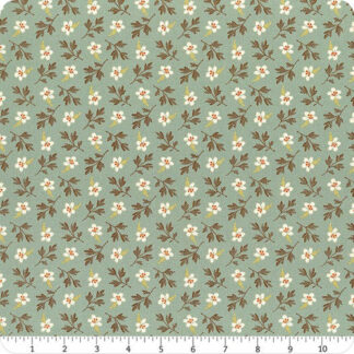 Lady Tulip - Petit Bloom - A191-G - Spanish Moss - Andover Fabrics