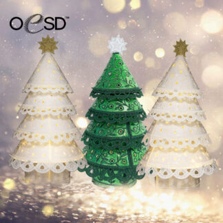 OESD - Embroidery Design - All Aglow Freestanding Christmas Tree - 12954