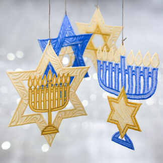 OESD - Embroidery Design - Freestanding Hanukkah Lace - PK10033