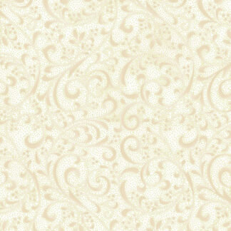 Fabric - Holiday Elegance - 27170-20 - Natural-Gold - Hoffman
