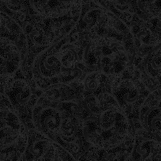 Fabric - Holiday Elegance - 27170-213 - Onyx-Silver - Hoffman
