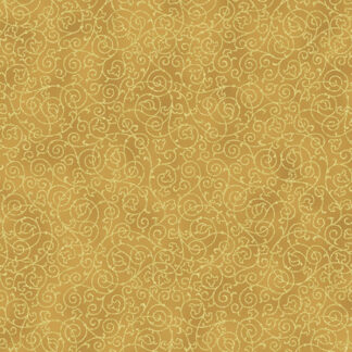Fabric - Holiday Elegance - 27171-47 - Gold-Gold - Hoffman