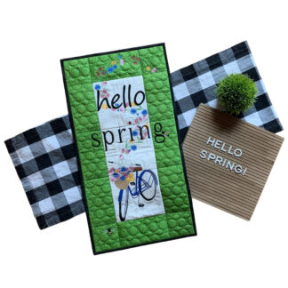 ED - USB - Hello Spring Wall Hanging - HoopSisters