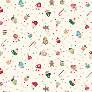 Christmas Cosy Home - Sweet Treats - MK2569_Q - Cream - Makower UK