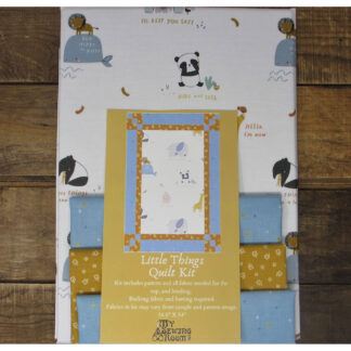 QK - Little Things Quilt Kit - Blue and Gold