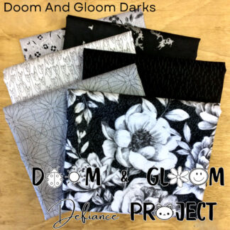 Fat Quarter Bundle - Doom and Gloom Defiance Project - Doom and Gloom Dark - 6pk