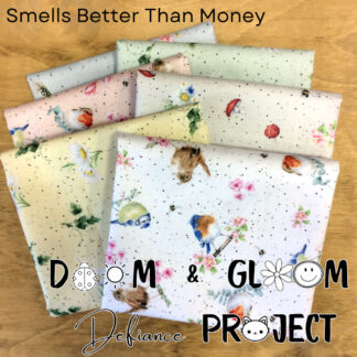Fat Quarter Bundle - Doom and Gloom Defiance Project - Smells Better Than Money - 6pk