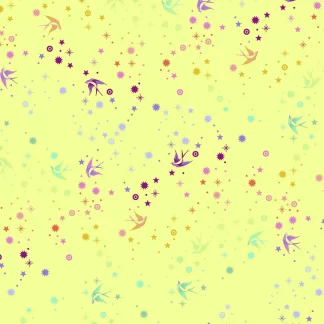 Fabric - Fairy Dust - 133 - Lime - Tula Pink