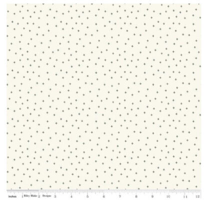 Gingham Fields - Criss Cross - RBC13356CRE - Cream - Riley Blake