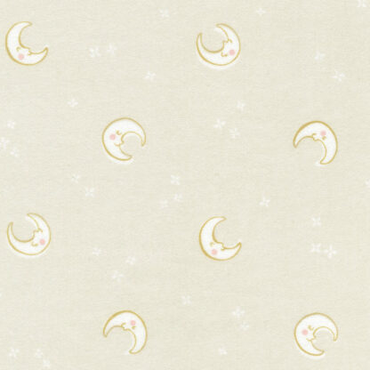 Cozy Cotton Flannel - Over the Moon - 21892-14 - Natural - Robert Kaufman