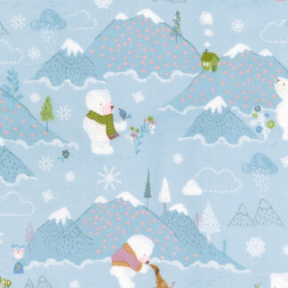 Winter Days Flannel - 21747-390 - Breeze - Robert Kaufman