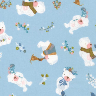 Winter Days Flannel - 21748-390 - Breeze - Robert Kaufman