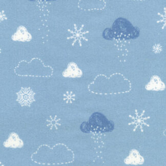 Winter Days Flannel - 21750-61 - Periwinkle - Robert Kaufman