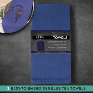 Blanks - Tea Towels - Blue - OESD