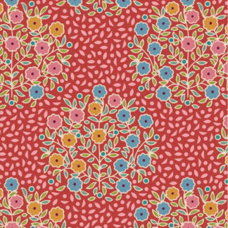 Tilda - Pie In The Sky Confetti - 100493 - Red - Tilda Fabrics
