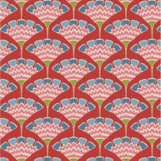 Tilda - Pie In The Sky Tasselflower - 100495 - Red - Tilda Fabrics