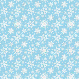 Gnome Wonderland - TT12822-54 - Wonderland Snow - Sky Blue - Andi Metz for Benartex