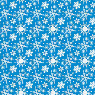 Gnome Wonderland - TT12822-55 - Wonderland Snow - Cobalt Blue - Andi Metz for Benartex