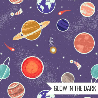Space Glow - Planets - 6736-1 - Purple - Lewis & Irene