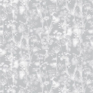 Graphite - TTCD1813-GRY - Delicate Dandelion Stems - Grey - Timeless Treasures