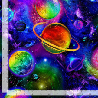 Out Of This World - Colorful Planetary System - CD1991 - MUL - Timeless Treasures