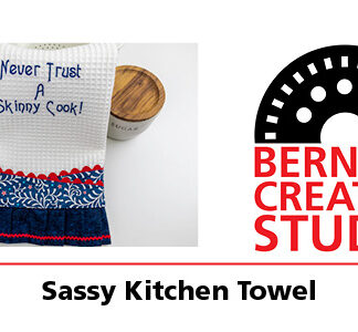 Class - Bernina Creative Studio Project: Sassy Kitchen Towel