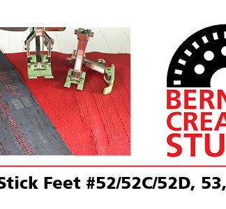 Class - Bernina Creative Studio Technique: Non-Stick Feet #52/52C/52D, 52, & 56