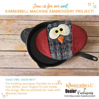 Class - Kimberbell - A La Carte Vol 3 - Sage Owl Oven Mitt