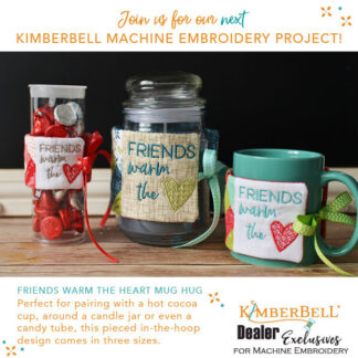 Class - Kimberbell - A La Carte Vol 3 - Friends Warm The Heart Mug Rug