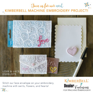 Class - Kimberbell – A La Carte Vol 4 – Love & Lace Envelope