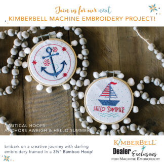 Class - Kimberbell - A La Carte Vol 4 - Nautical Hoops
