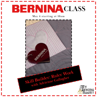 Class - Bernina Free Motion Skill Builders: Ruler Work - Virtual